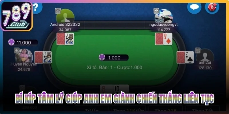 Bí kíp tâm lý giúp anh em giành chiến thắng liên tục
