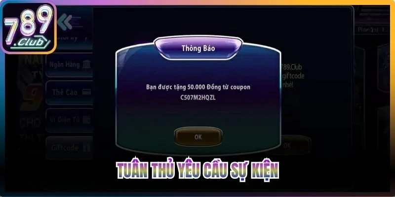 Tuân thủ yêu cầu sự kiện