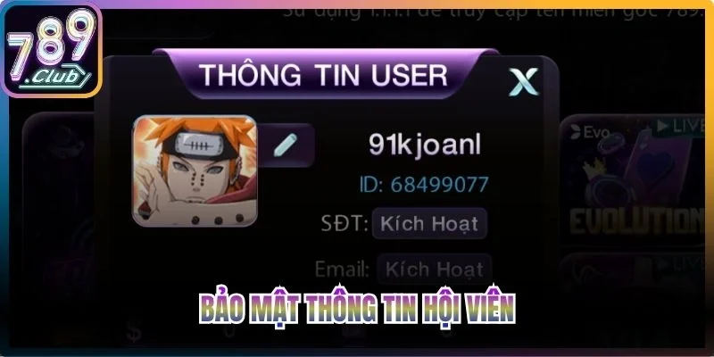 Bảo mật thông tin hội viên