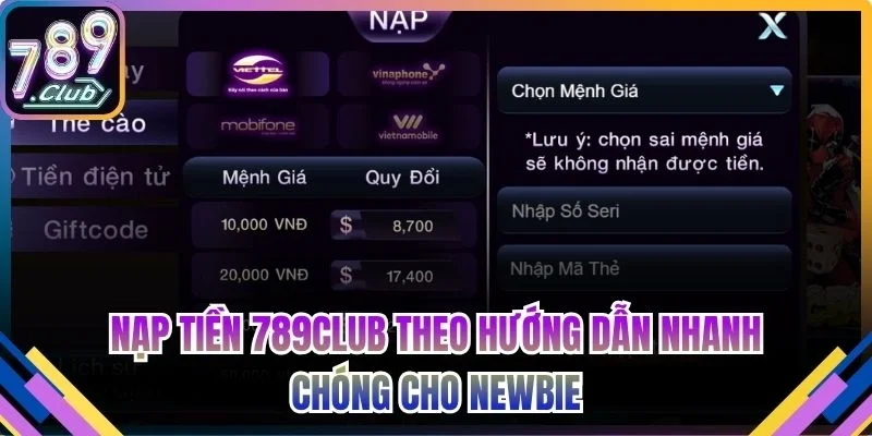 Nạp Tiền 789club