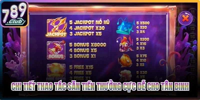 Chi tiết thao tác săn tiền thưởng cực dễ cho tân binh