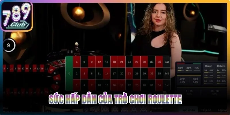 Sức hấp dẫn của trò chơi Roulette
