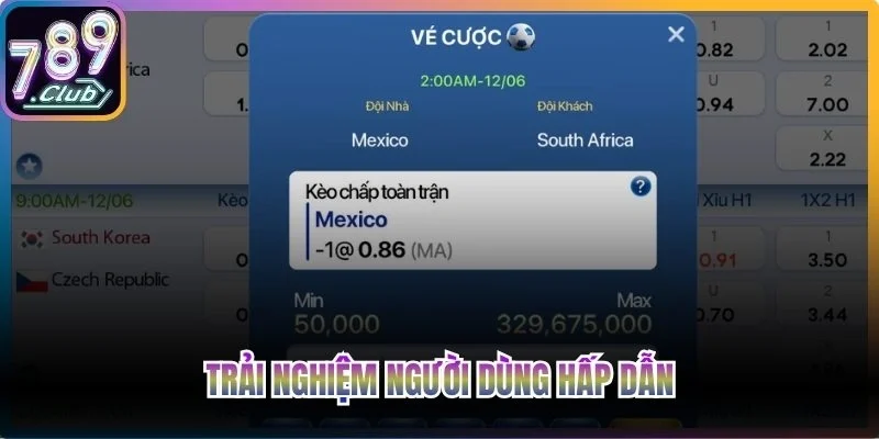 Trải nghiệm người dùng hấp dẫn