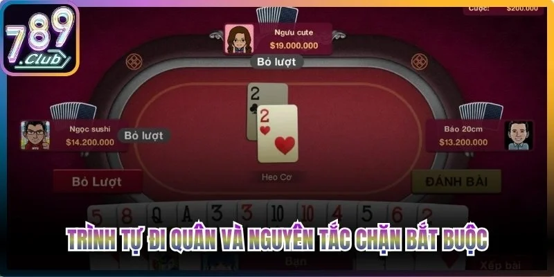 Trình tự đi quân và nguyên tắc chặn bắt buộc cần biết