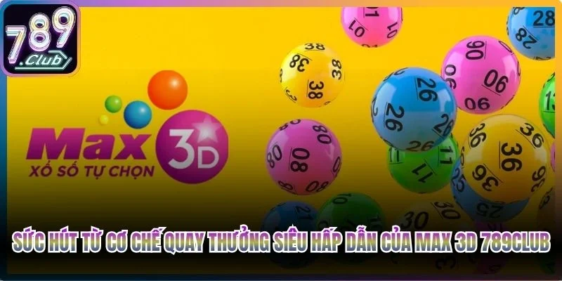 Sức hút từ cơ chế quay thưởng siêu hấp dẫn của Max 3D 789Club