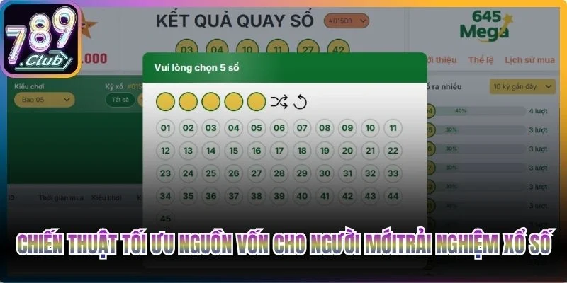 Chiến thuật tối ưu nguồn vốn cho người mới bắt đầu trải nghiệm xổ số
