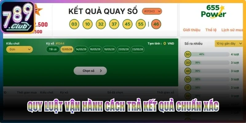 Quy luật vận hành cách trả kết quả chuẩn xác
