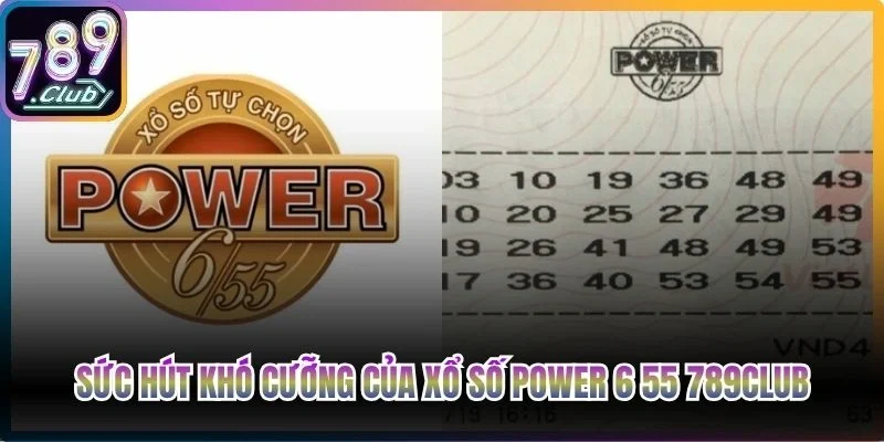 Sức hút khó cưỡng của xổ số Power 6 55 789Club đối với tân binh