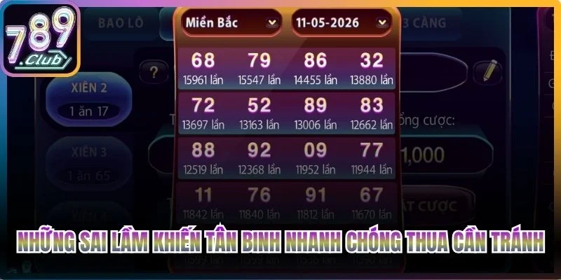 Những sai lầm khiến tân binh nhanh chóng thua cần tránh